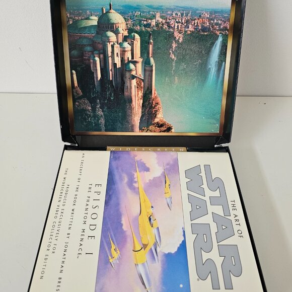 STAR WARS The Phantom Menace Widescreen Collectors Edition VHS The Art of Book - Picture 4 of 12